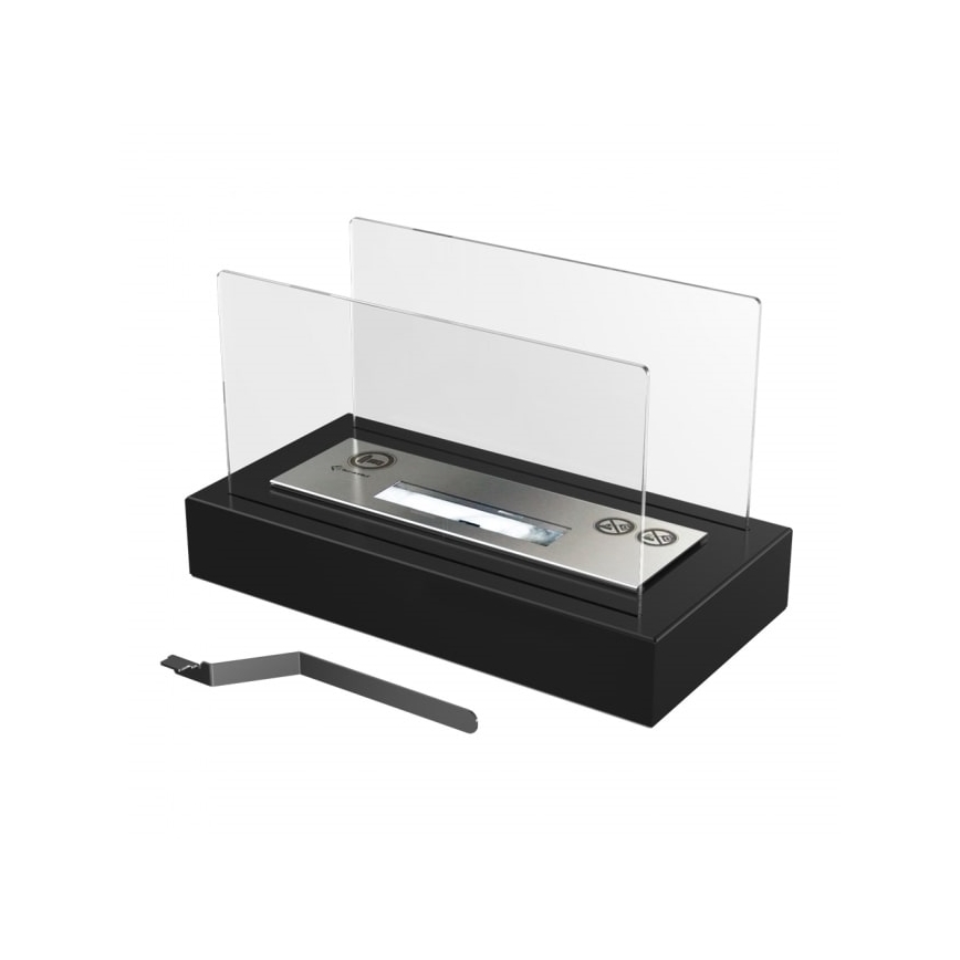 Kratki - BIO kandalló 21,8x35,4 cm 1kW fekete