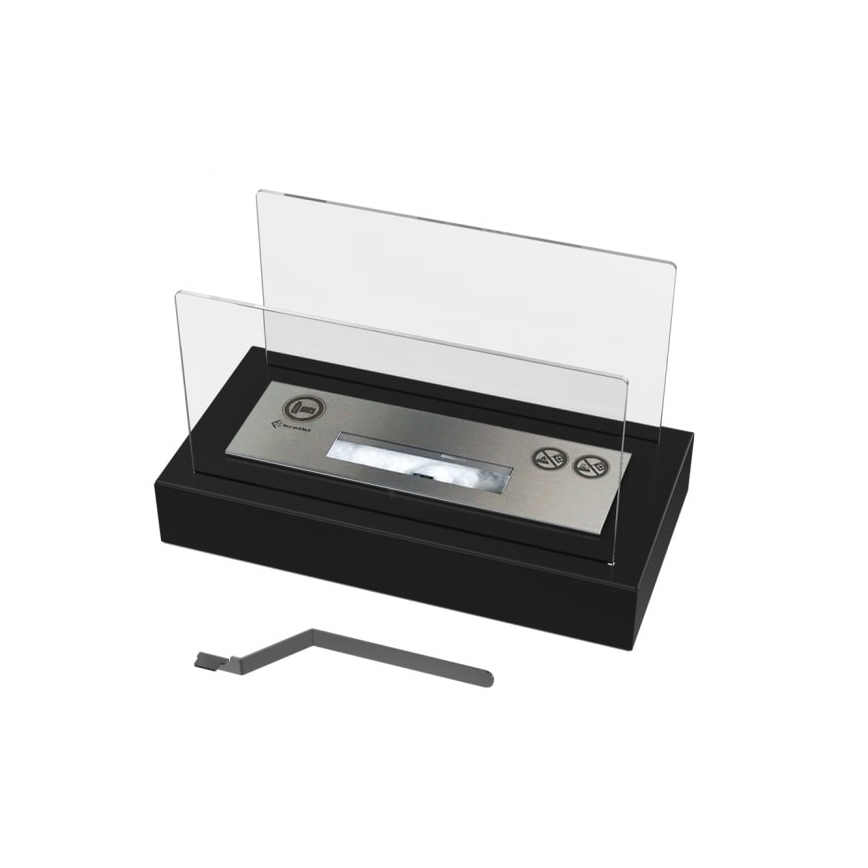 Kratki - BIO kandalló 21,8x35,4 cm 1kW fekete