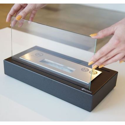 Kratki - BIO kandalló 21,8x35,4 cm 1kW fekete