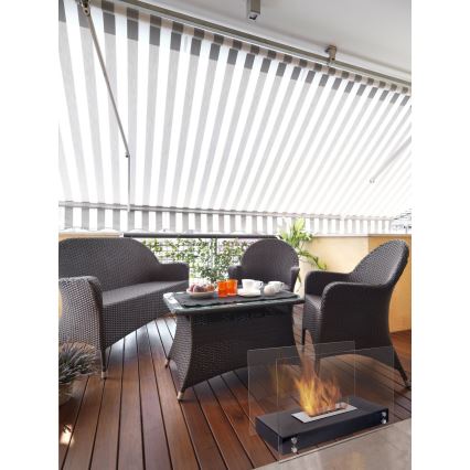 Kratki - BIO kandalló 40,2x70 cm 2kW fekete