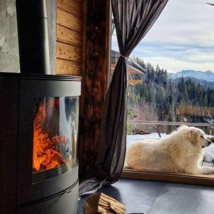 Kratki - Acél kandalló kályha 10kW 150mm