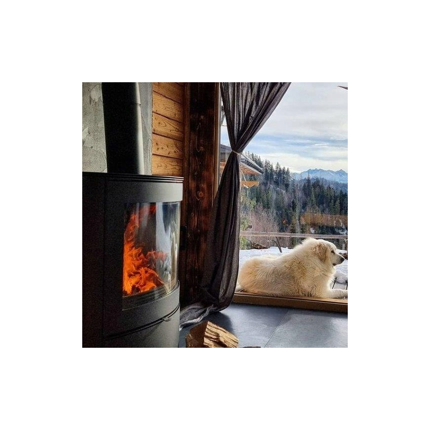 Kratki - Acél kandalló kályha 10kW 150mm