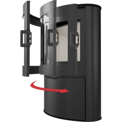 Kratki - Acél kandalló kályha 10kW 150mm