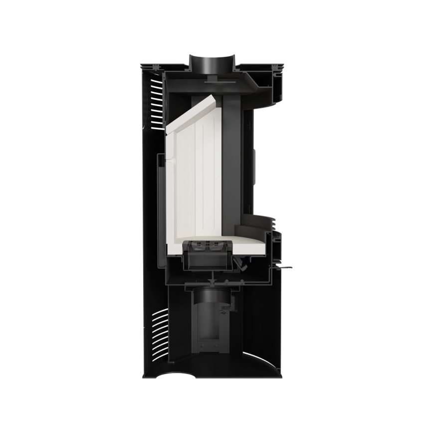 Kratki - Acél kandalló kályha 10kW 150mm