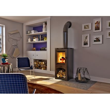 Kratki - Acél kandalló kályha 7kW 150mm