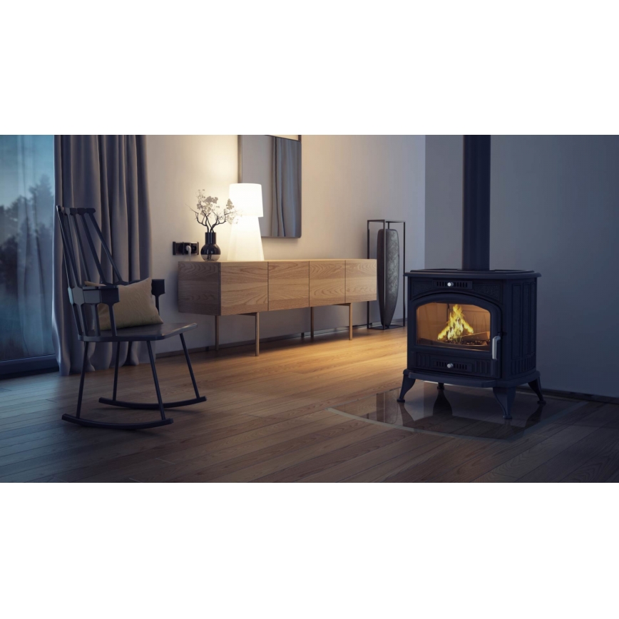 Kratki - Öntöttvas kandalló kályha 8kW 130mm