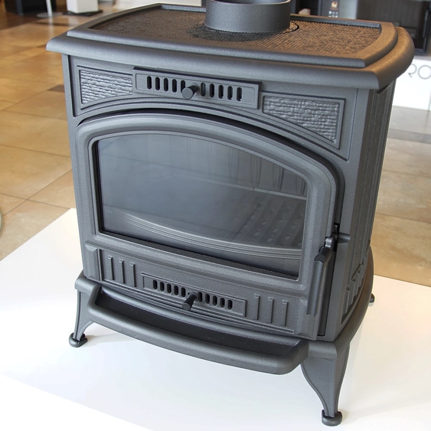 Kratki - Öntöttvas kandalló kályha 8kW 130mm