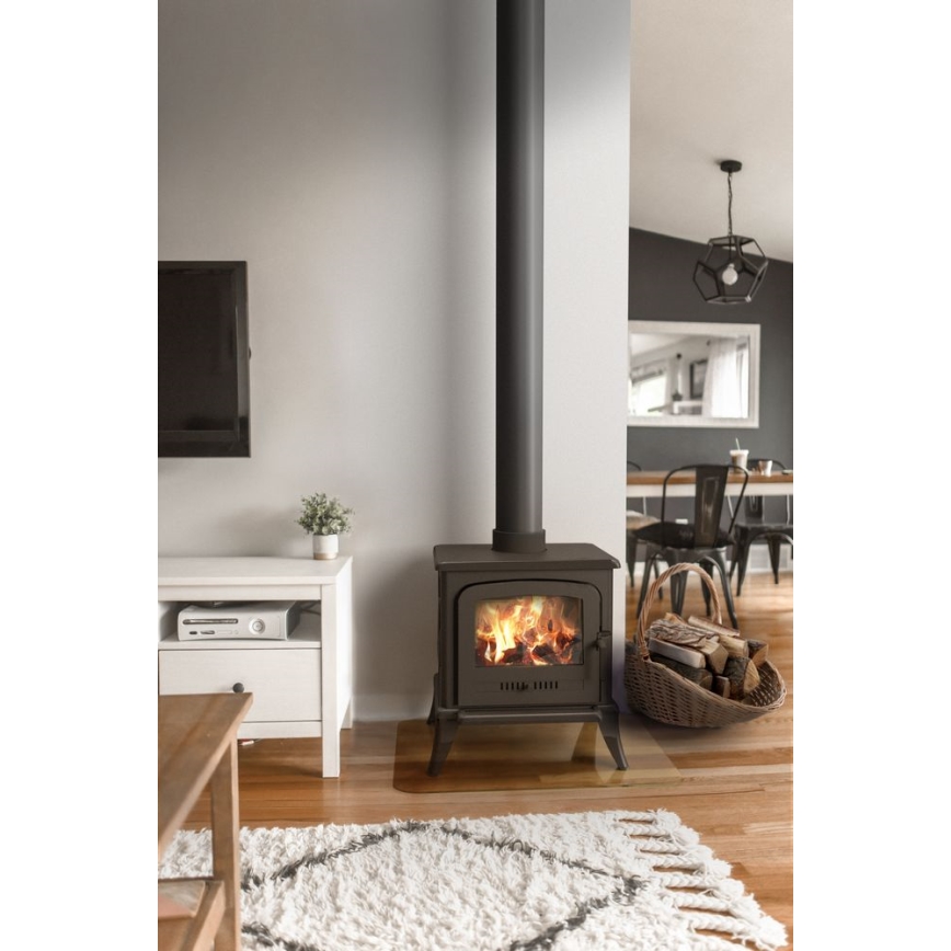 Kratki - Öntöttvas kandalló kályha 5kW 130mm
