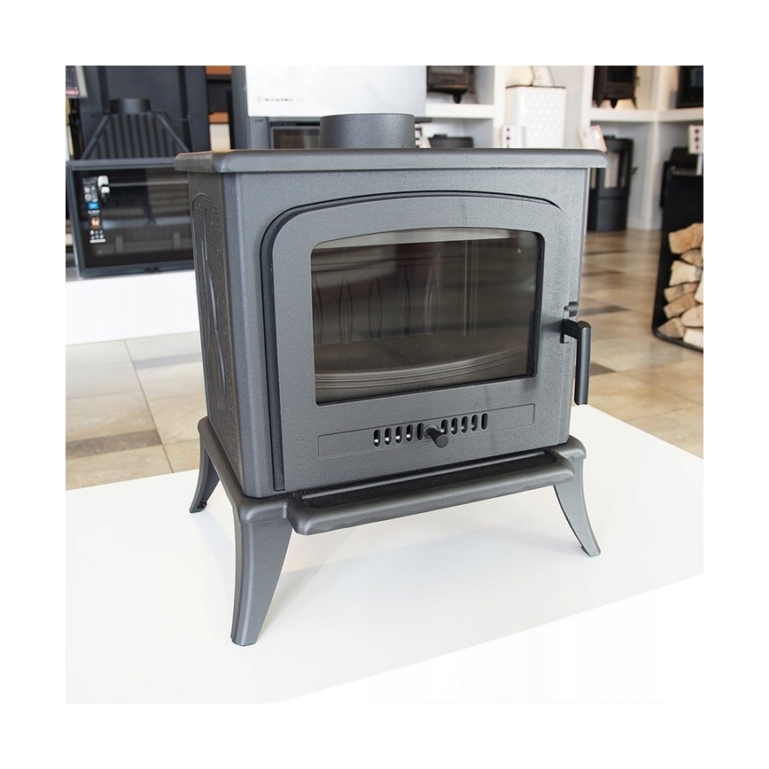 Kratki - Öntöttvas kandalló kályha 5kW 130mm