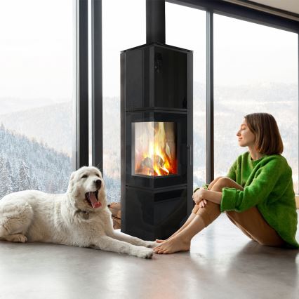 Kratki - Acél kandalló 8kW 150mm