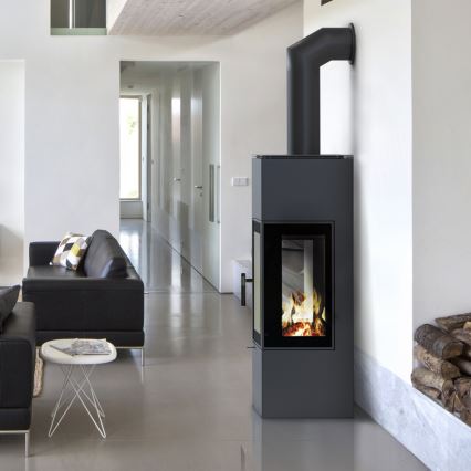 Kratki - Acél kandalló kályha 8kW 150mm