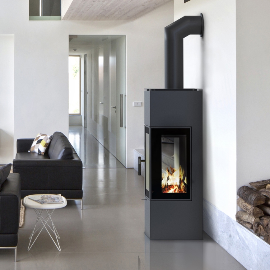 Kratki - Acél kandalló kályha 8kW 150mm