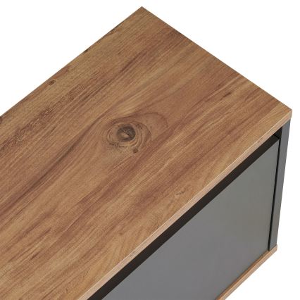 KREDE TV-állvány 160x30 cm antracit/fenyő