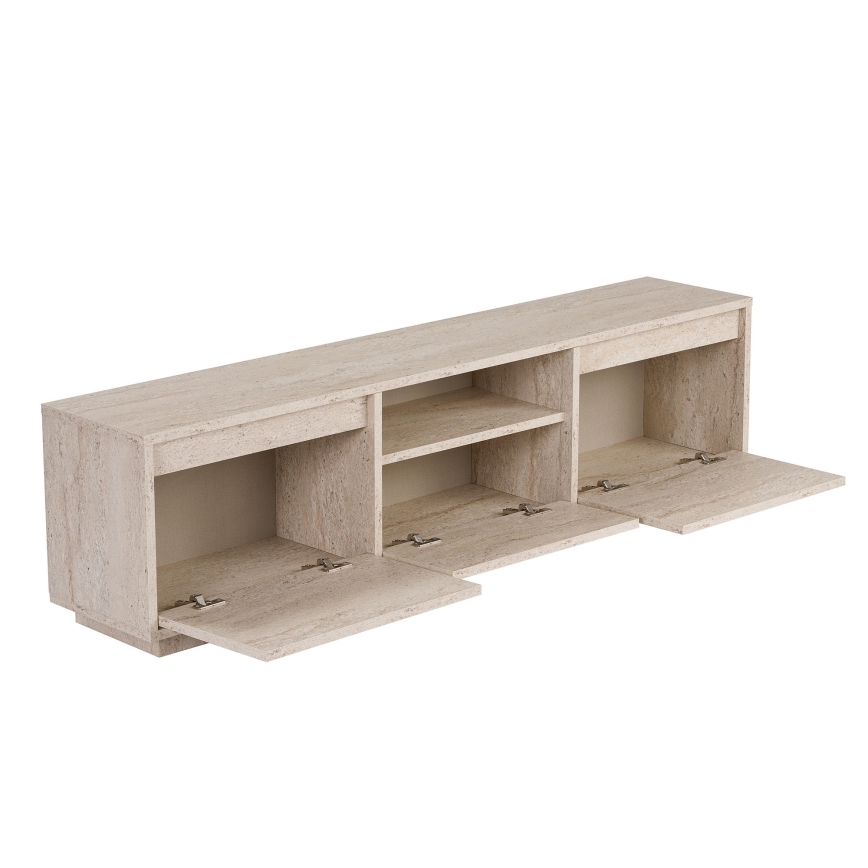 KREDE TV-állvány 160x30 cm bézs