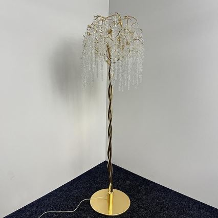 Kristály állólámpa 5xG9/40W/230V arany