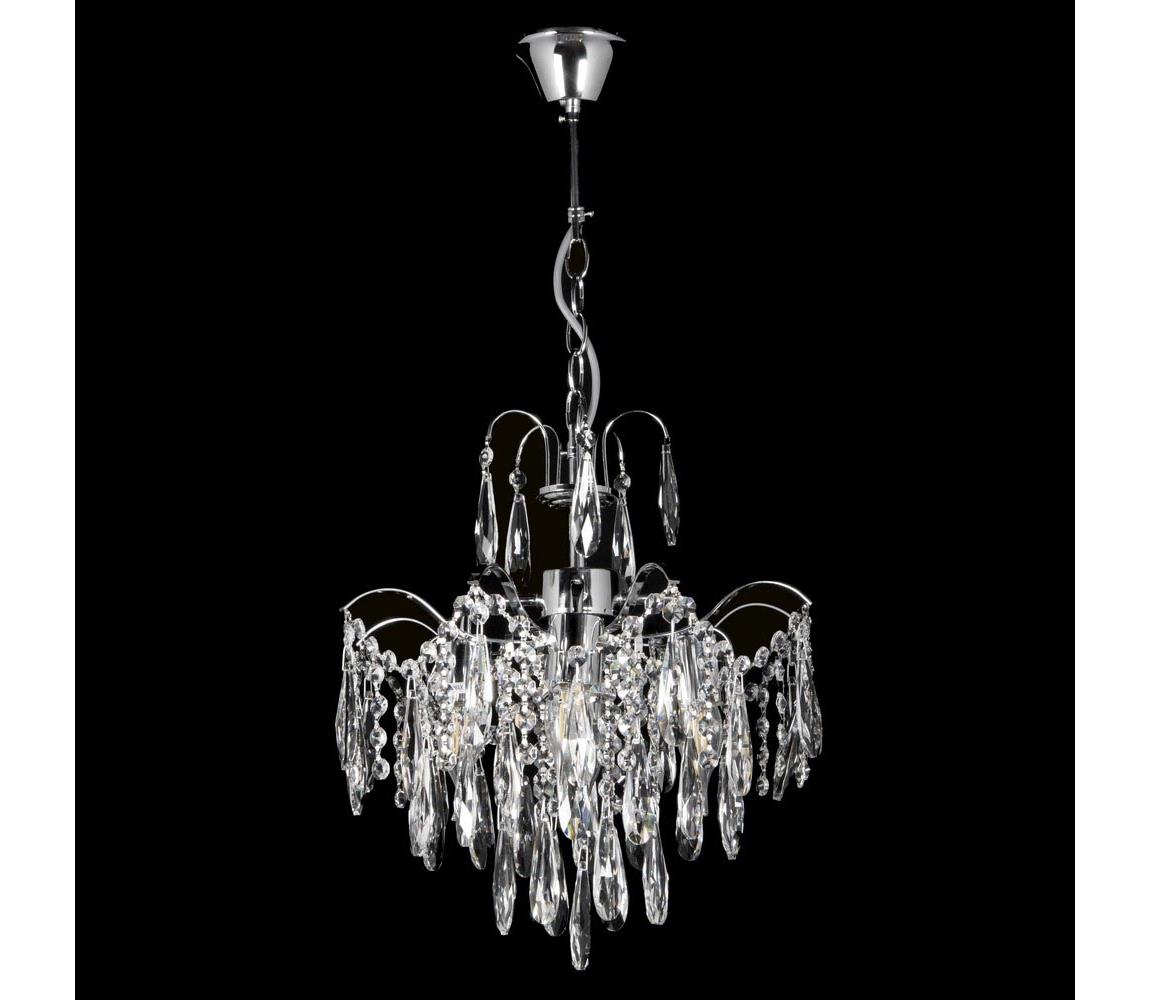 Kristály csillár láncon 4xE27/60W/230V W