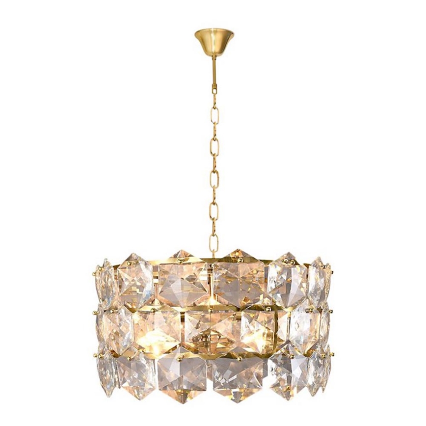 Kristály csillár láncon AUSTIN 6xE14/40W/230V