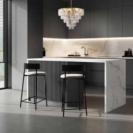 Kristály csillár láncon CHELSEA 6xE14/40W/230V