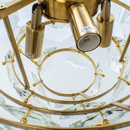 Kristály csillár láncon GRACE 6xE14/40W/230V