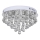 Kristály mennyezeti lámpa 6xE14/60W/230V