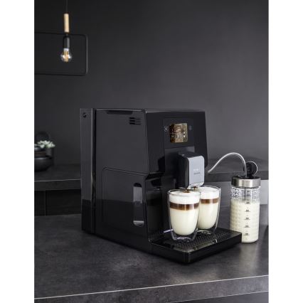 Krups - Automata kávéfőző tejtartóval INTUITION PREFERENCE 1450W/230V fekete
