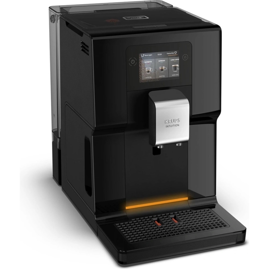 Krups - Automata kávéfőző tejtartóval INTUITION PREFERENCE 1450W/230V fekete
