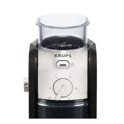 Krups - Elektromos kávébab daráló 110W/230V rozsdamentes/fekete