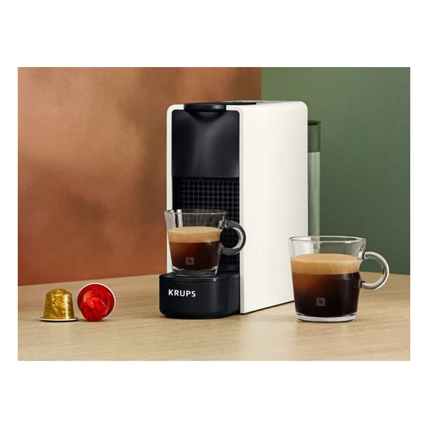 Krups - Kapszulás kávéfőző NESPRESSO Essenza mini 1310W/230V fehér