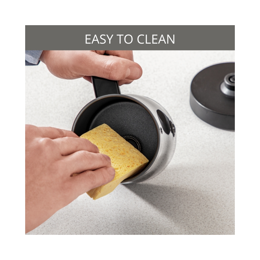 Krups - Tejhabosító 300 ml fekete