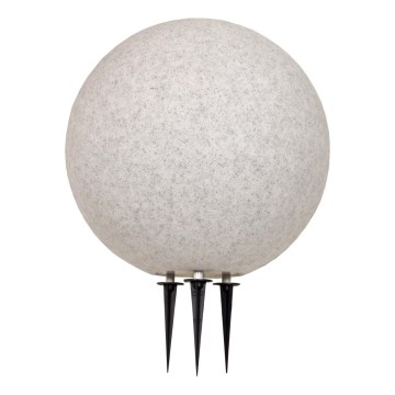 KULA kültéri lámpa 1x E27/60W/230V, átmérő 40 cm, IP44, szürke