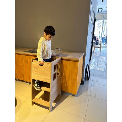 KULE tanulótorony 90x50 cm barna