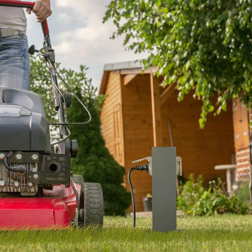 Kültéri csatlakozós oszlop SCHUKO 2Z 230V IP44