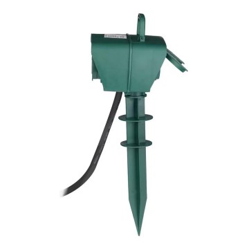 Kültéri csatlakozós oszlop SCHUKO 4Z 230V IP44