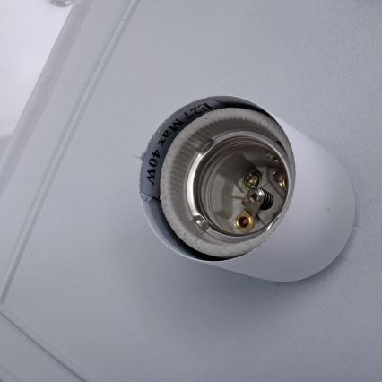 Kültéri csillár láncon FOX 1xE27/40W/230V IP44 fehér