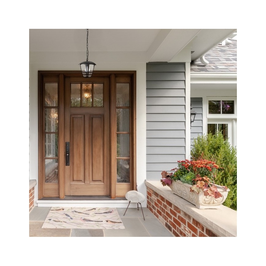 Kültéri csillár láncon TEVIO 1xE27/60W/230V IP54 fekete