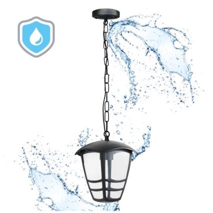 Kültéri csillár láncon TEVIO 1xE27/60W/230V IP54 fekete