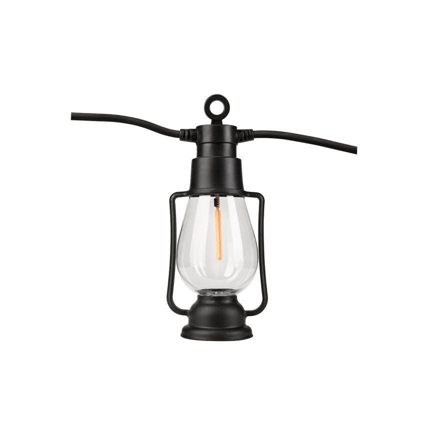 Kültéri dekorációs fényfüzér GIRLANDA 20xLED 20m IP44 meleg fehér