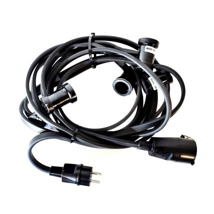 Kültéri dekorációs lánc GIRLANDA 22 m 20xE27/15W/230V IP44