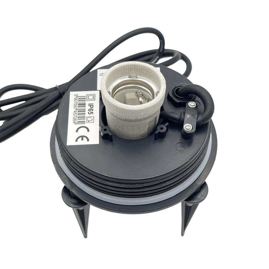 Kültéri dekorlámpa LUMISTONE 1xE27/15W/230V IP65 átmérő 26,5 cm