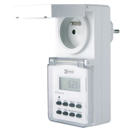 Kültéri digitális időzítő 230V/16A IP44