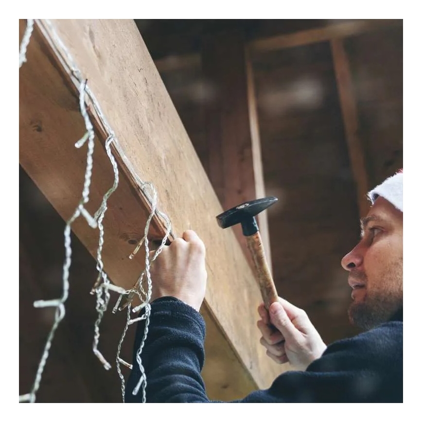 Kültéri elosztó kábel fényfüzérekhez, 0,5 m, IP44