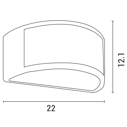 Kültéri fali lámpa 1xE27/10W/230V IP54 szürke