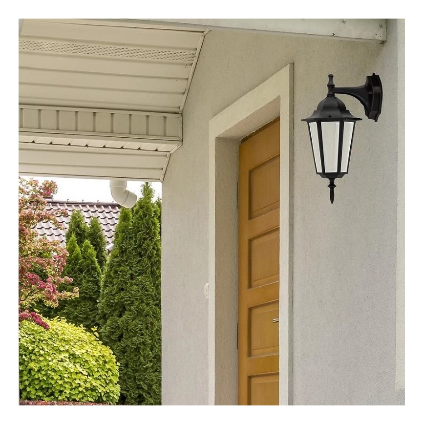 Kültéri fali lámpa 1xE27/20W/230V IP43 fekete