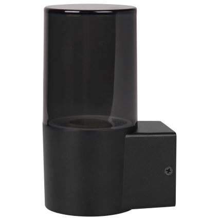 Kültéri fali lámpa 1xE27/40W/230V IP44 fekete/füstszínű