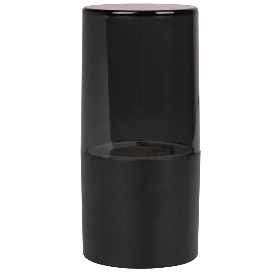 Kültéri fali lámpa 1xE27/40W/230V IP44 fekete/füstszínű