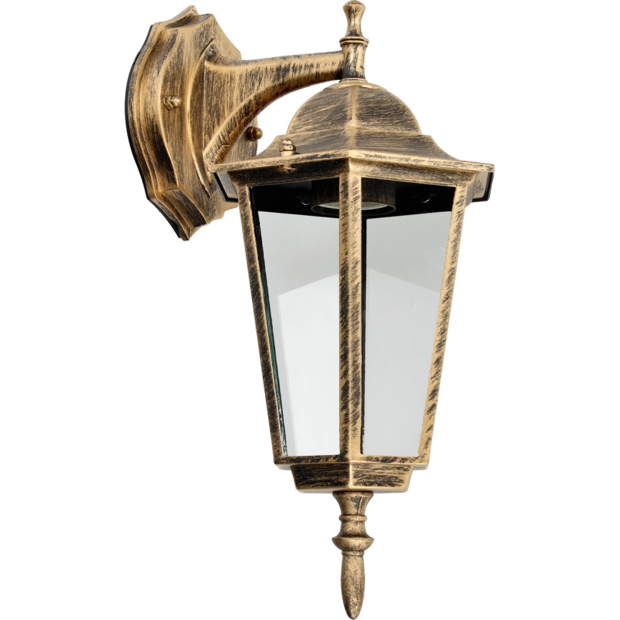 Kültéri fali lámpa 1xE27/60W/230V IP44 arany