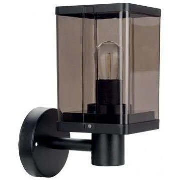Kültéri fali lámpa 1xE27/60W/230V IP44 fekete/füstbarna
