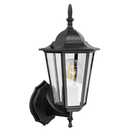 Kültéri fali lámpa 1xE27/60W/230V IP44 fekete