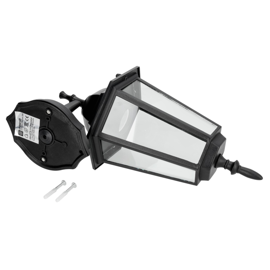 Kültéri fali lámpa 1xE27/60W/230V IP44 fekete