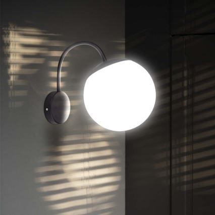Kültéri fali lámpa 1xE27/60W/230V IP44 fekete